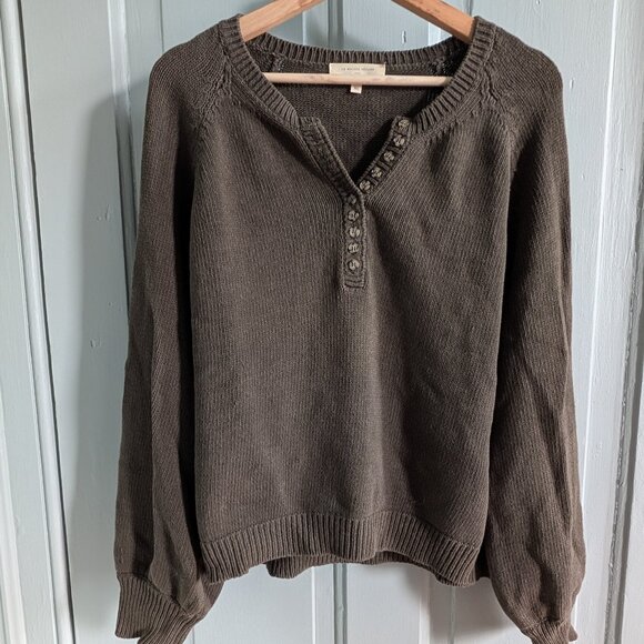 Sezane Leontine Knit Cotton Sweater / Pullover - XL Authentic! - Picture 1 of 5